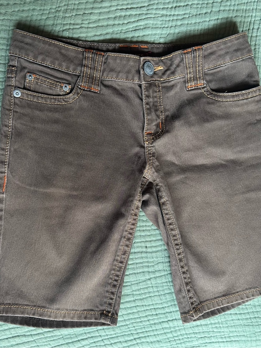 Hot Kiss Gray Denim Mid-Length Jean Shorts